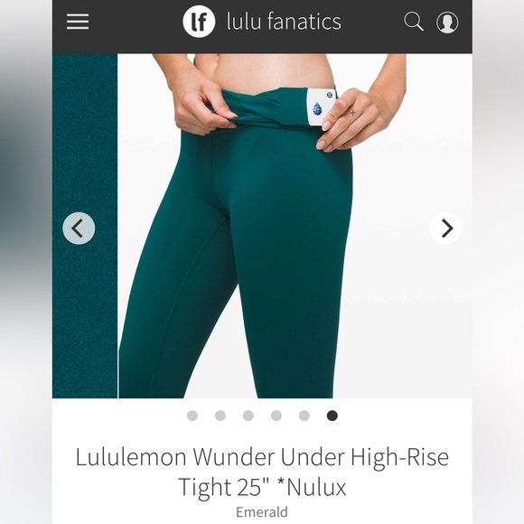 SOLD | Lululemon Wunder Under Leggings 25” - Picture 2 of 8